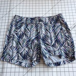 Banana Republic colorful leaf pattern shorts